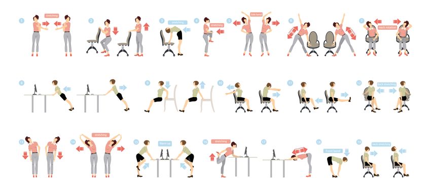 Guide to Office Yoga - Kosmoderma